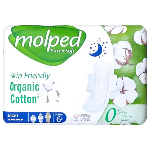 Прокладки гігієнічні Molped Pure & Soft Night Ultra 6шт