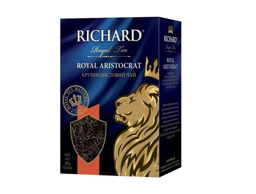 Чай Richard Royal Aristocrat чорний цейлонський байховий крупнолистовий 100г