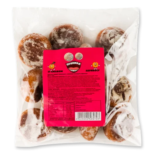 Пряники Заварні Глазуровані З Начинкою Зі Смаком Абрикосу, в/ґ, 300г