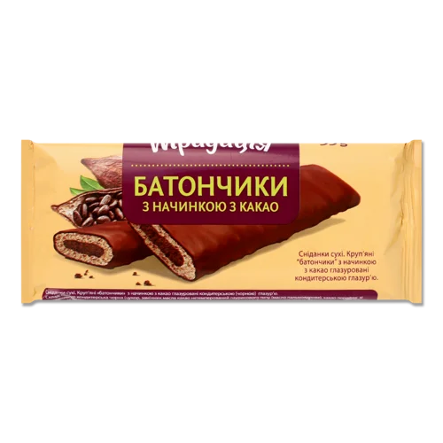 Батончик З Какао У Темній Глазурі, 35г, Традиція