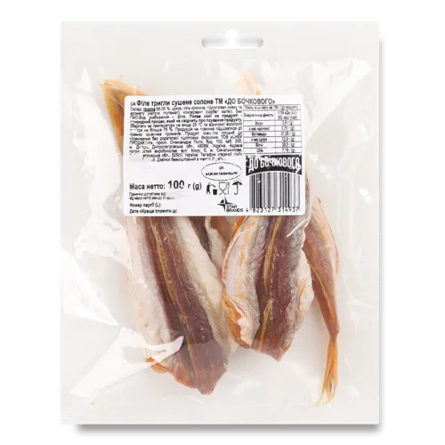 Філе Тригли Сушене Солоне В/ґ, 100г