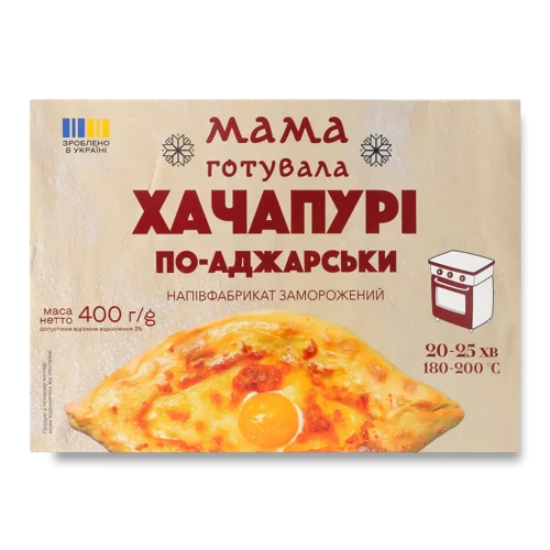 Хачапурі Заморожений По-Аджарськи Мама Готувала, к/у, 400г