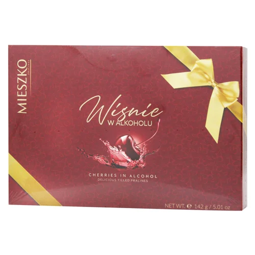 Цукерки Mieszko вишня в лікері 142г