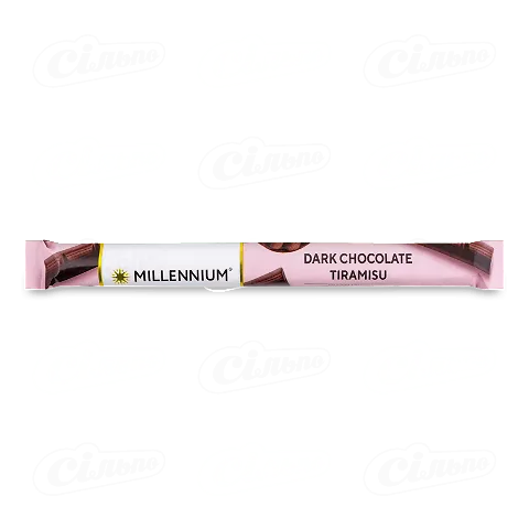 Шоколад чорний Millennium з начинкою «Тирамісу», 38г