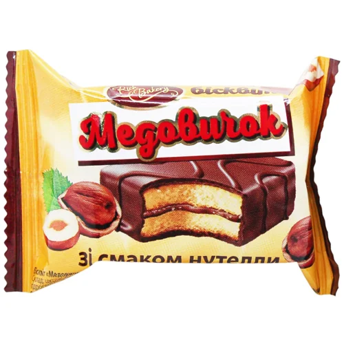 Бісквіт  Rich Bakery Медовичок зі смаком нутели ваговий