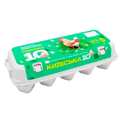 Яйця курячі Від Доброї Курки Київська 10 С1 10шт