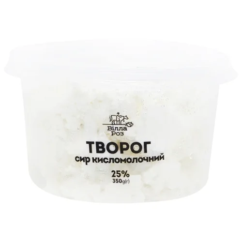 Сир Вілла Роз кисломолочний 25% 350г