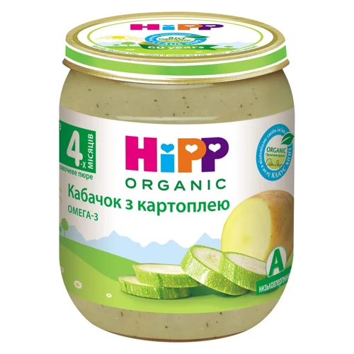 Пюре Hipp Кабачок з картоплею 125г