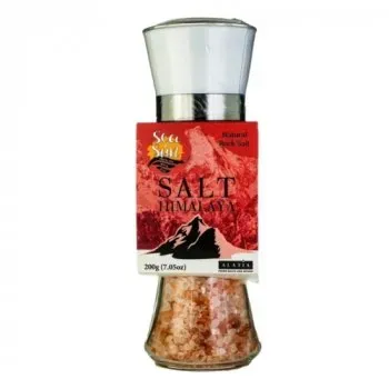 Сіль гімалайська Sea&Sun велика в керамічному багаторазовому млині 200г