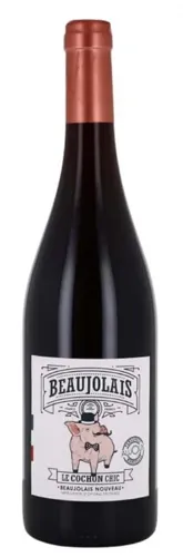 Вино Les Vins Aujoux Beaujolais Nouveau Cuvee Cochon Chic 2022 0,75л 13%