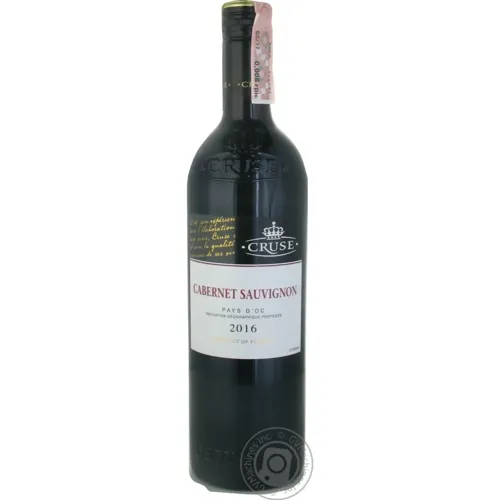 Вино Cruse Cabernet Sauvignon червоне сухе 13% 0,75л
