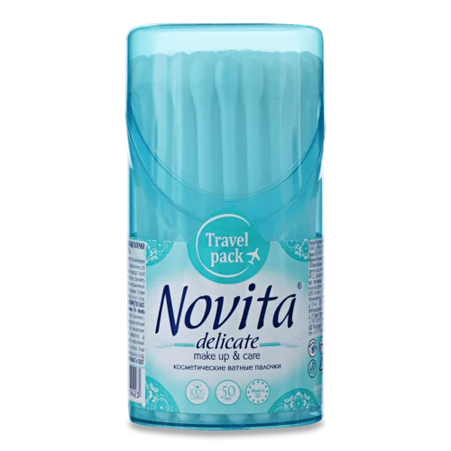 Ватні Косметичні Палички Delicate Novita, 50шт