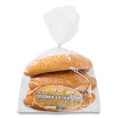 Рогалики З Кунжутом, в/ґ, НіжинХліб, 300г