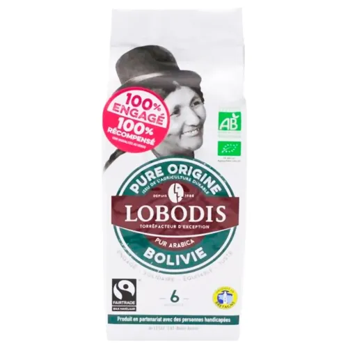 Кава Lobodis Bolivie в зернах 250г