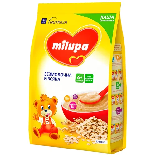 Каша безмолочна Milupa вівсяна з 6 місяців 170г