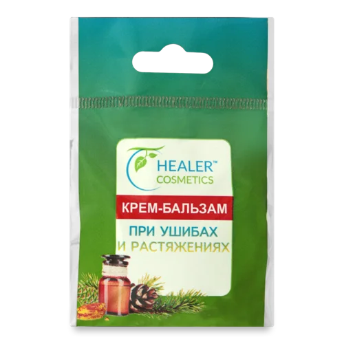 Крем-бальзам При Ударах І Розтягненнях Healer Cosmetics 10г, натуральний