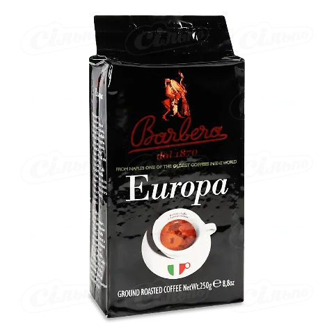 Кава Barbera Europa мелена 250г