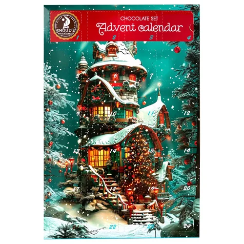 Шоколадний набір Shoud`e "Advent calendar" 165г