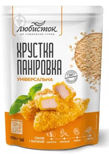 Хрустка паніровка «Любисток» 170г