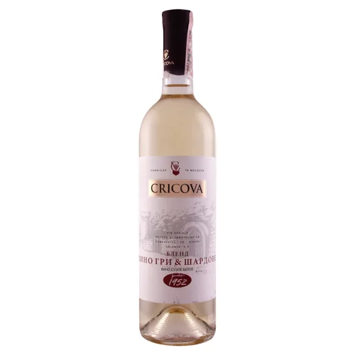 Вино Біле Сухе Піно Грі&Шардоне В/ґ, 0.75л, 13%
