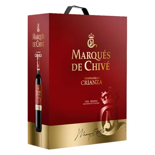 Вино Tempranillo Crianza червоне сухе Marques de Chive BIB 3л