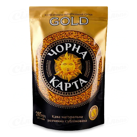 Кава Чорна Карта Gold розчинна 285г