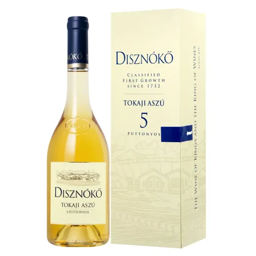 Вино Disznoko Tokaji Aszu 5 Puttonyos біле солодке 13% 0,5л