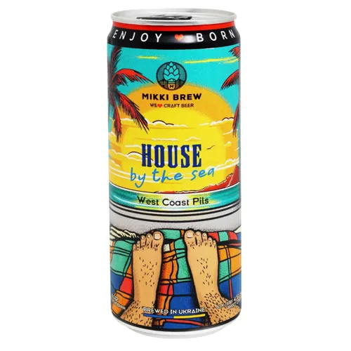 Пиво Mikki Brew House by the Sea світле нефільтроване 4,5% 0,33л