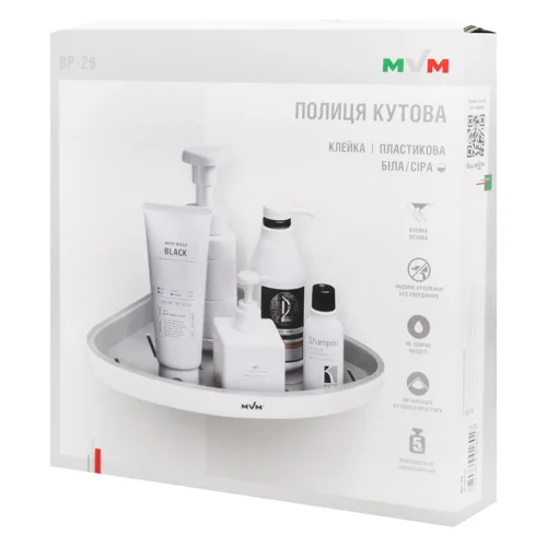 Полиця MVM Furniture кутова клейка BP-26