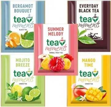 Набір чаю-асорті Tea Moments Assorted Collection 50 сашетів 5 смаків х 10 сашетів