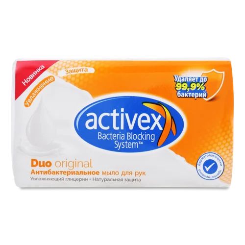Мило Антибактеріальне 2в1 Duo Original Activex, 120 г