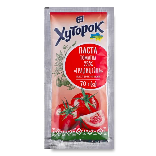 Паста томатна «Хуторок» 25%, сашет