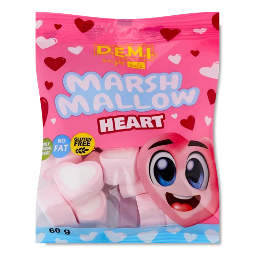 Маршмеллоу Серце D.E.M.I. В/ґ, м/у 60г