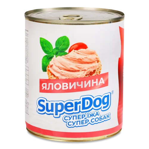 Корм Для Собак Паштет З Говядиною В/ґ, 400 г