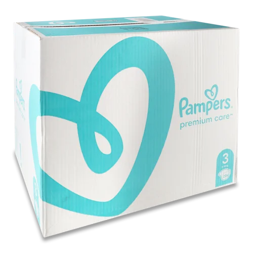 Підгузки Дитячі 6-10 кг 3 Premium Care Pampers, 204 шт