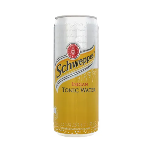 Напій безалкогольний сильногазований Indian Tonic Water Schweppes 0.33л