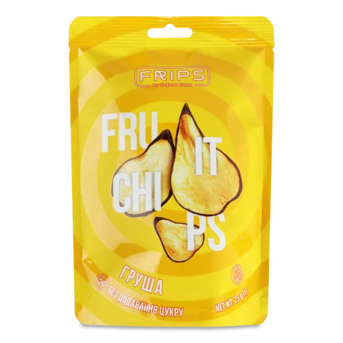 Чіпси Фруктові Груша, вищого ґатунку, 25 г