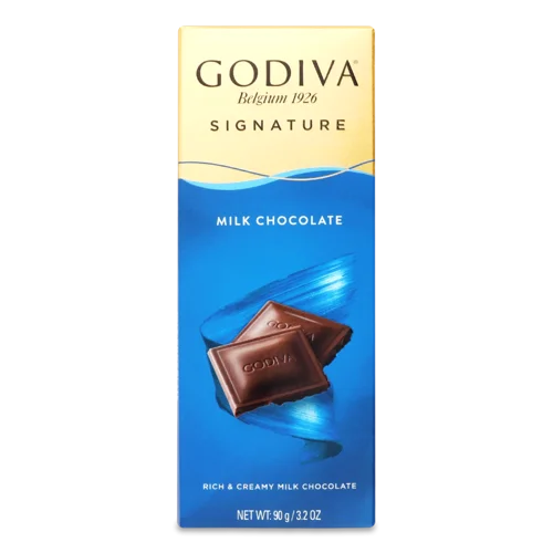 Шоколад Молочний Вищого Ґатунку Godiva, к/у 90г