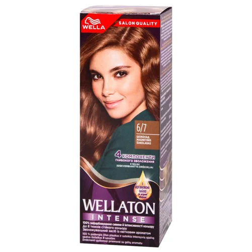 Крем-фарба Wellaton для волосcя шоколад 6/7 110мл