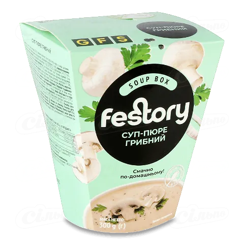 Суп-пюре Festory грибний, 300г