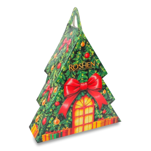 Цукерки Подарунковий Набір Новорічна Ялинка Roshen к/у, 388 г