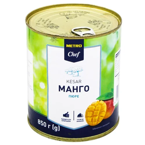 Пюре манго Metro Premium Kesar 850г