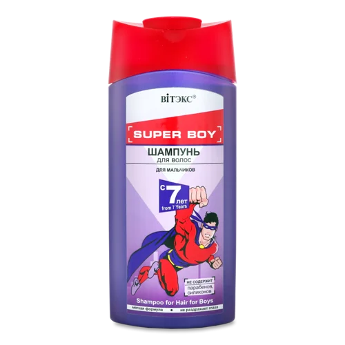 Шампунь для Волосся Для Хлопчиків Від 7 Років Super Boy Вітэкс, 275мл