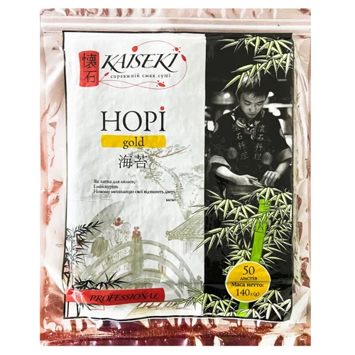Норі Які для суші Kaiseki Gold 50 аркушів 140г