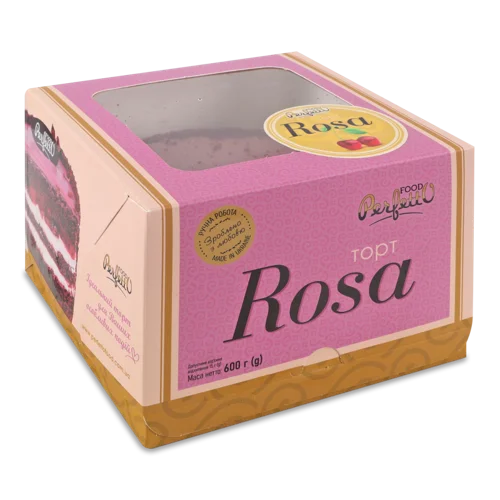 Торт Заморожений Rosa Perfetto Food В/К, 600г