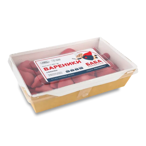 Вареники З Вишнею Баба Peredala, Картонна Упаковка, 500г