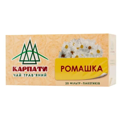 Чай трав'яний Карпати ромашка 1,25г*20шт