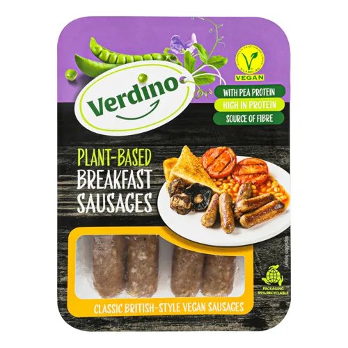 Ковбаски рослинні заморожені Breakfast Verdino к/у 200г
