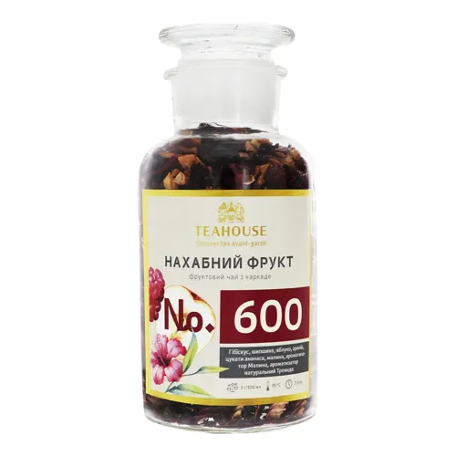 Чай фруктовий з каркаде Нахабний фрукт №600 Teahouse с/б 180г
