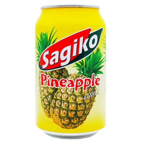 Напій негазований Sagiko з ананасовим соком 0,32л